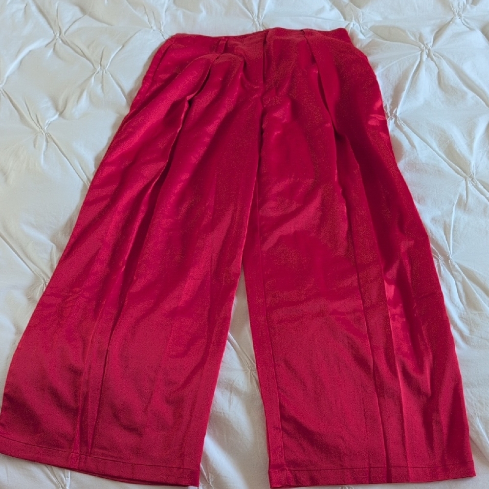 OAK + FORT Bold Pink Pants